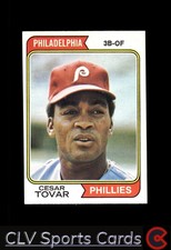 Philadelphia Phillies Cesar Tovar #538 Topps Baseball Near Mint or Better