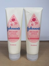 2x Johnson's Skin Nourish Creamy Oil Coconut  Honeysuckle Scent 8 oz. SEALED