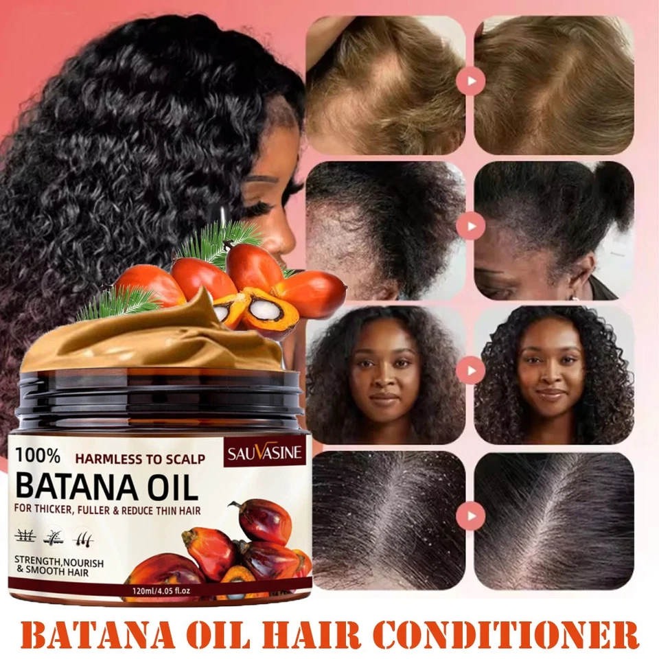 Natural Batana Oil Serum For Hair Growth Healthier Thicker Fuller Anti Hair Loss - Image 3 of 4