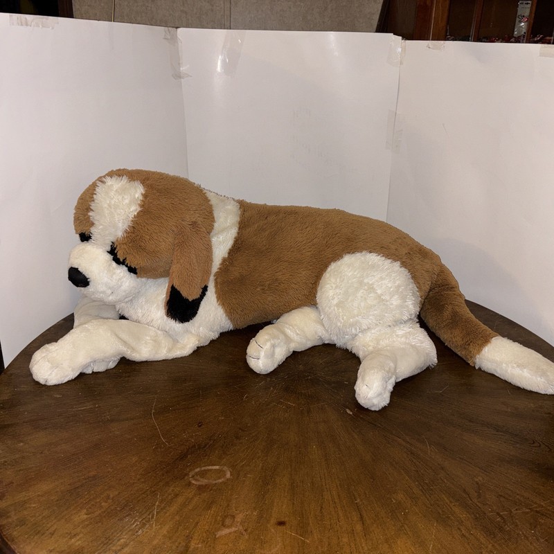 Giant VTG St Bernard Bernese Mountain Plush Dog 40"+ Passport Plush Stuffed  EUC