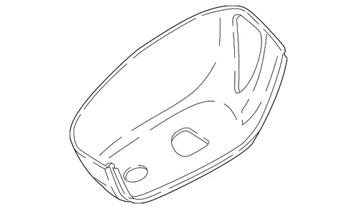 Genuine Volkswagen Lower Cap 3CN-857-578-B-9B9