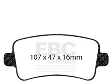 For 2010 Buick Allure Brake Pad Set Rear EBC 37845KZSY