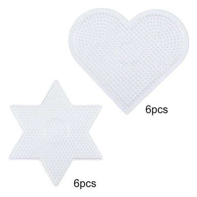 6 Stück Hama Fuse Bead Board für Kinder DIY Craft Pegboards für Perler Beads