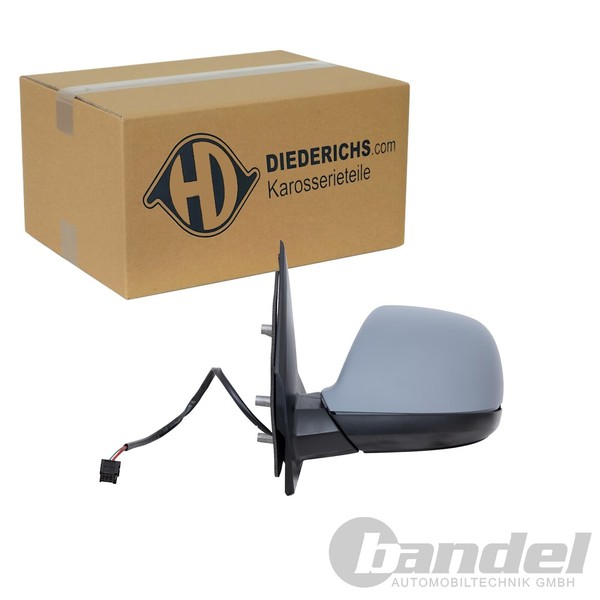 Diederichs AußEnspiegel Elektr. Anklappbar +Antenne Links Passend FüR VW Califor-image