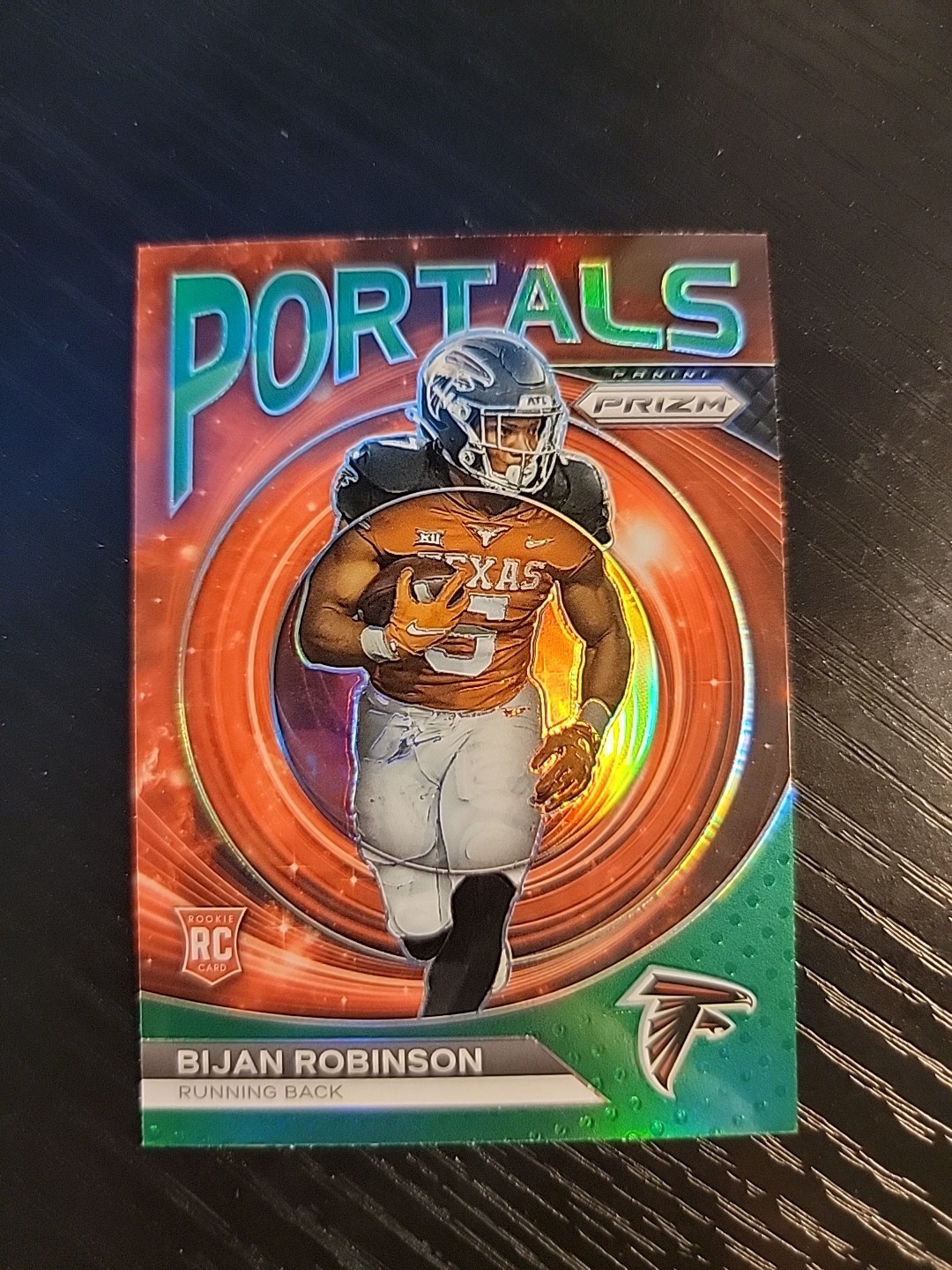 2023 Prizm Bijan Robinson Portals Green Prizm  ROOKIE!!