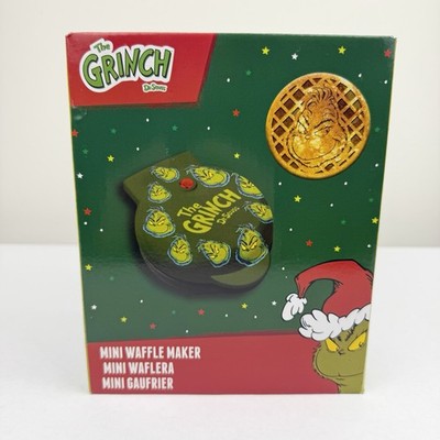 Dr. Seuss NEW The Grinch Waffle Maker Uncanny Brands Christmas Holiday Kitchen