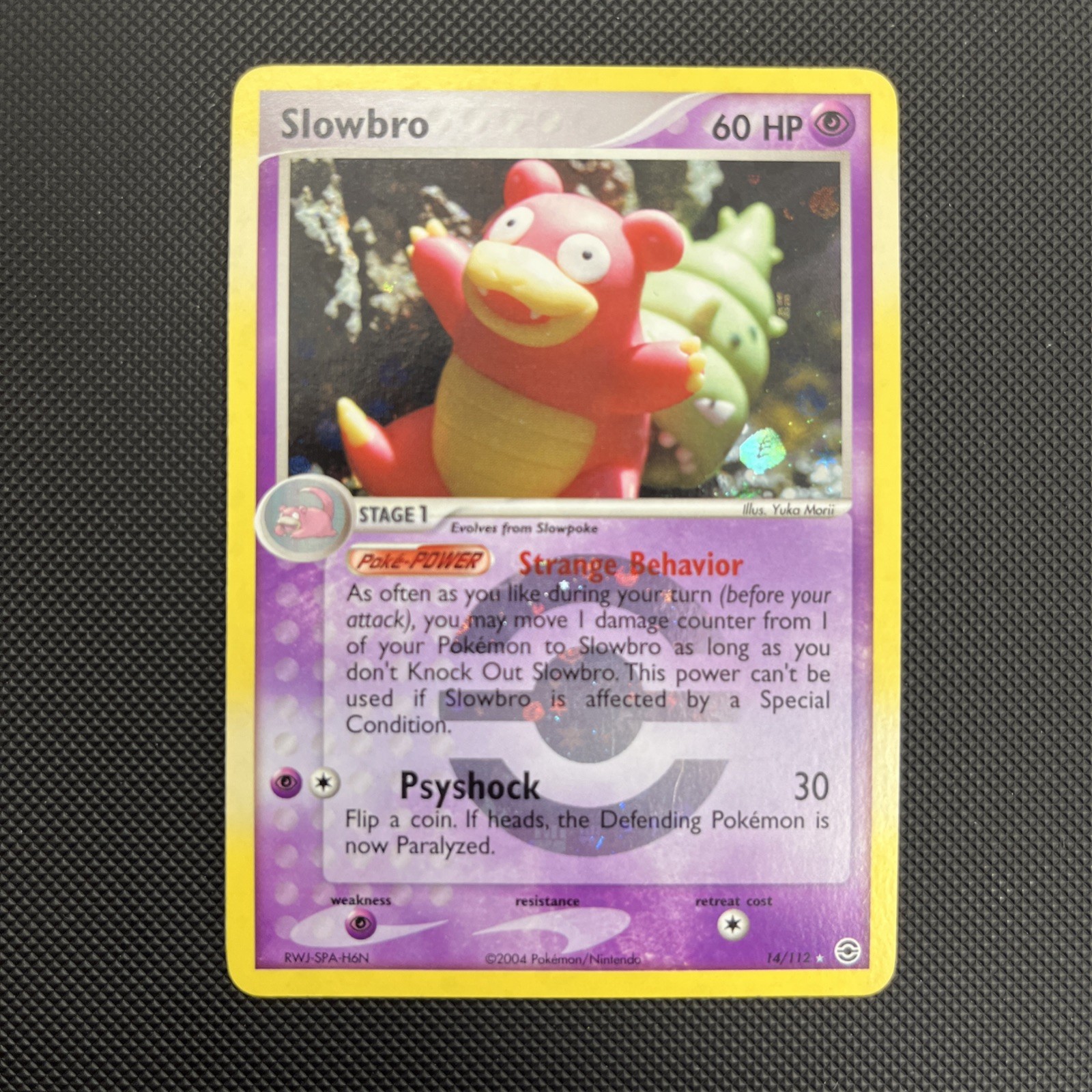 Slowbro 14/112 Firered & Leafgreen Reverse Holo Rare Pokemon TCG Card 2004 LP-MP