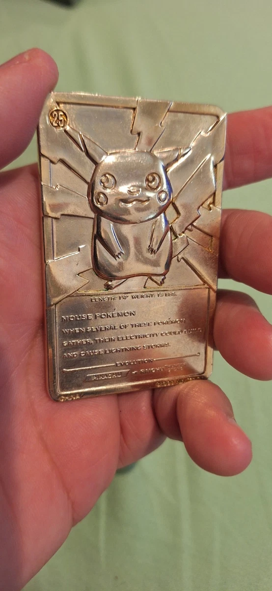 Pikachu Pokémon TCG Burger King Individual Trading Card Games for