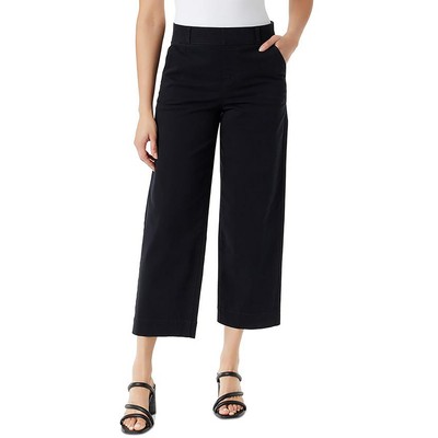 Gloria Vanderbilt Womens Shape Effect Navy Twill Cropped Pants 10 BHFO 3282