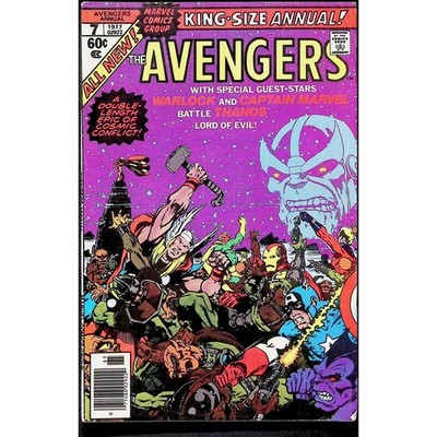 Marvel Comics Avengers Annual # 7 Thanos Death of Warlock Gamora Pip VG