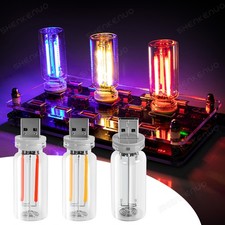 Touch Adjustable Dimmable Mini Car USB Night Light Glass Bottle Lamp Plug Play