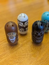 Star Wars 2010 Mighty Beanz Lot of 5 Darth Vader Obi Wan Kenobi Troopers 2-18
