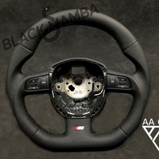 Steering Wheel AUDI A4 B7 S4 A4 B8 S4 Flat Bottom extra THICK Paddles