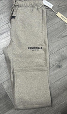 Essentials Fear of God Gray Sweatpants Men's Size M Tapered Leg Drawstring