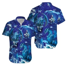 Blue Dragon Hawaiian Shirt Unisex Adult Hw3364