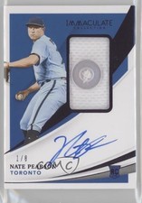 2021 Panini Immaculate Rookie Button 1/8 Nate Pearson #108 Patch Auto 0g6d