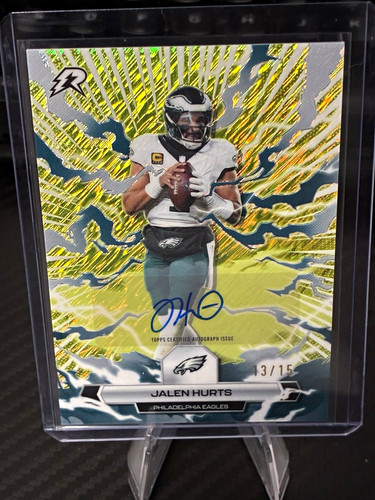 Topps Resurgence Jalen Hurts Philadelphia Eagles #79 Autograph Numbered /15