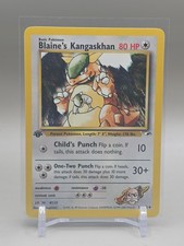 1st Edition Blaine’s Kangaskhan 36/132 - Gym Heroes - NEVER PLAYED on eBay