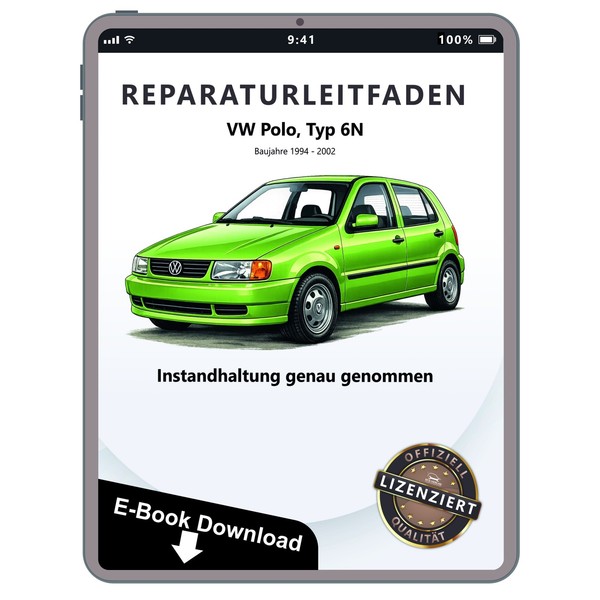VW Polo 6N (94-02) Instandhaltung Inspektion Wartung Serviceanleitung PDF Datei-image