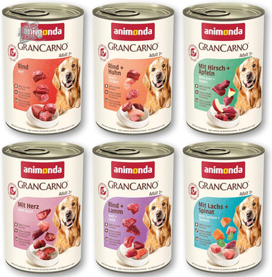 Animonda Adult Wet Dog Food for Adult Dogs Variation II 1 X 6 X 400G