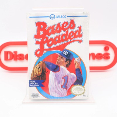 NES Nintendo BASES LOADED BASEBALL (THE ORIGINAL) - WATER DAMAGED - NEW Sealed!