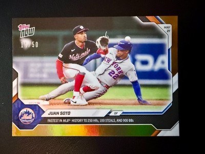 JUAN SOTO 2026 Topps NOW /50  Gold Foil #227 NY Mets