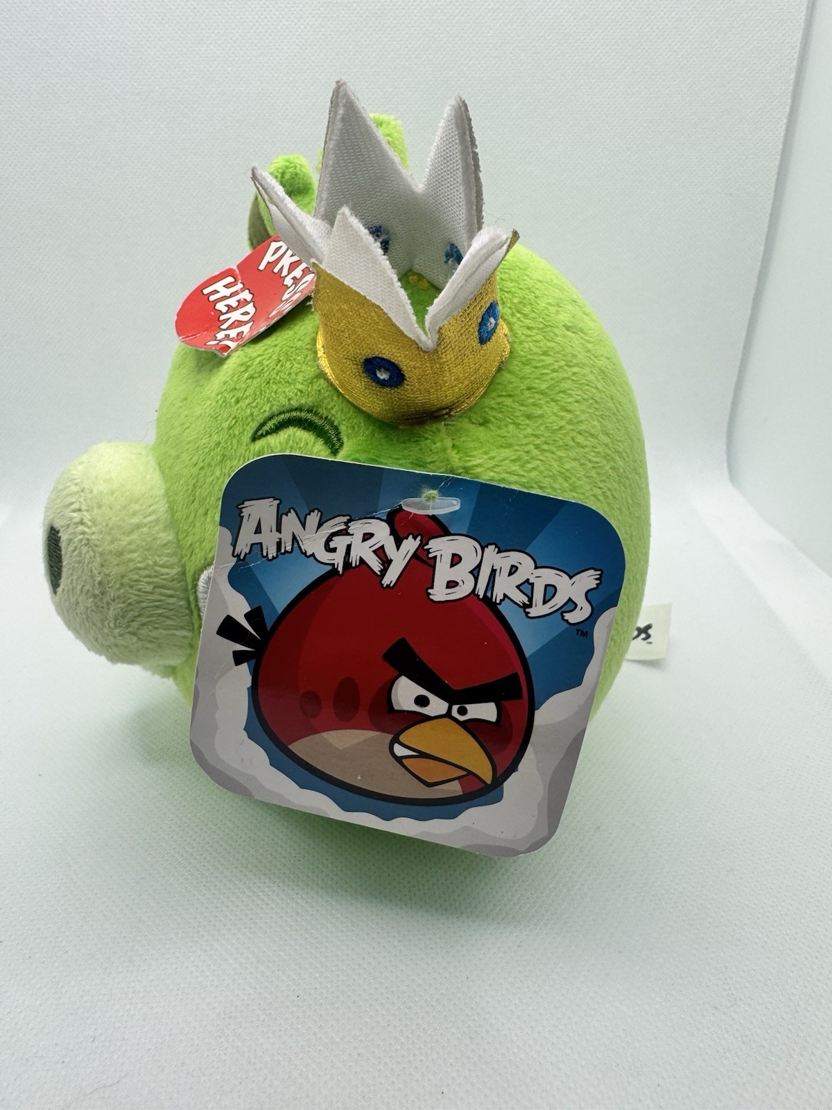 Angry Birds King Pig Plush - 5” Commonwealth 2011 – No Sound