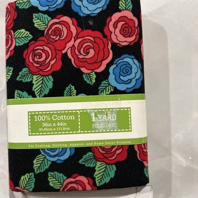 Vintage Cotton Quilt Fabric Floral David Textiles by 1/2 Yard