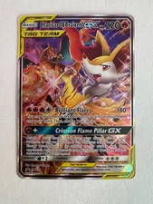 Pokémon TCG Charizard and Braixen GX Tag Team Holo Black Star Promo