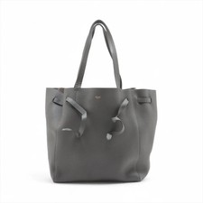 Celine Hippo Phantom piccola borsa tote in pelle grigia