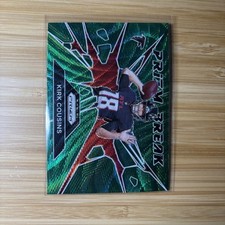2024 Panini Prizm - Prizm Break Kirk Cousins #7 Green Prizm