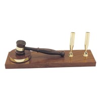 Sifthalter & Richterhammer Aus Holz/Messing 22,5 X 6 Cm Sea-Club