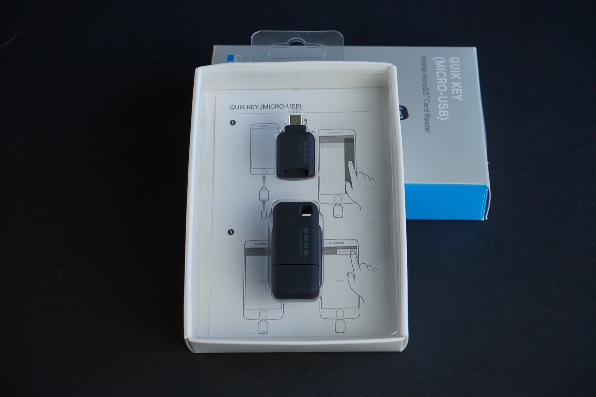 BRAND NEW IN BOX*** GoPro Quik Key (Micro-USB) Mobile microSD Card
