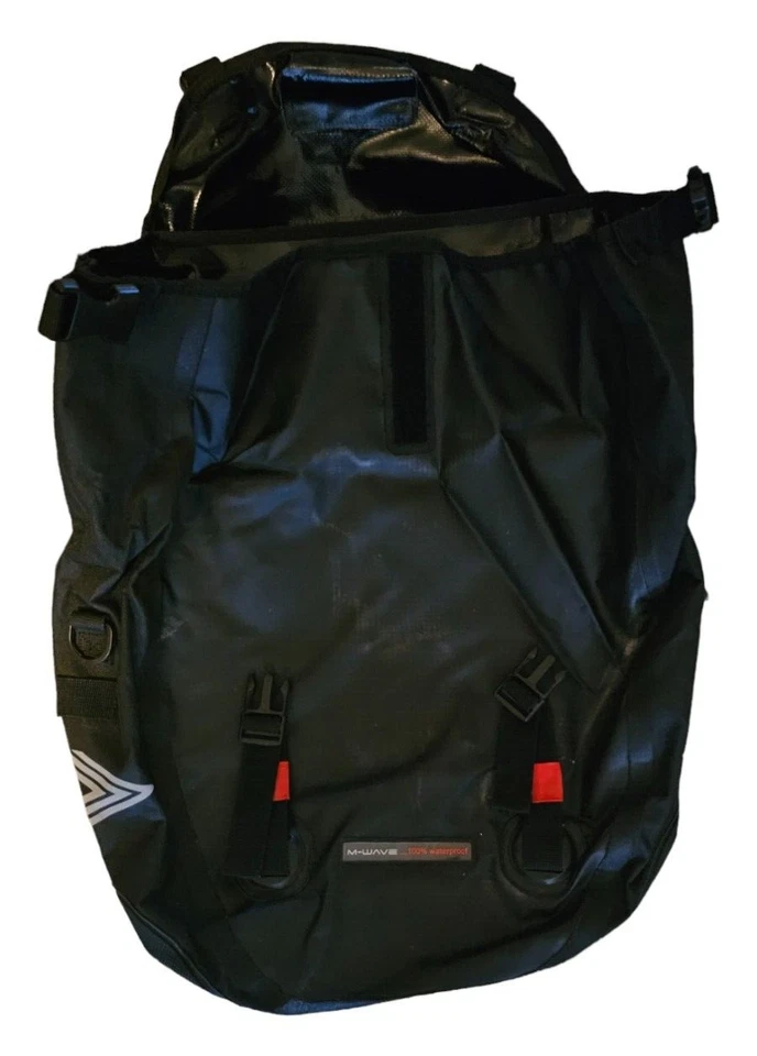 M-Wave Manitoba Waterproof 25L Pannier Black Pro Side Bags - Image 3 of 4