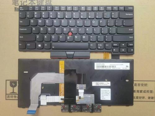 Original Lenovo Thinkpad T480 Keyboard US Backlit 01AX487 01AX528 01AX569
