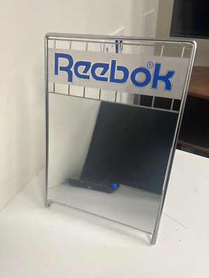 Vintage Authentic Dealer 1990s REEBOK Sneaker Shoe Store Mirror