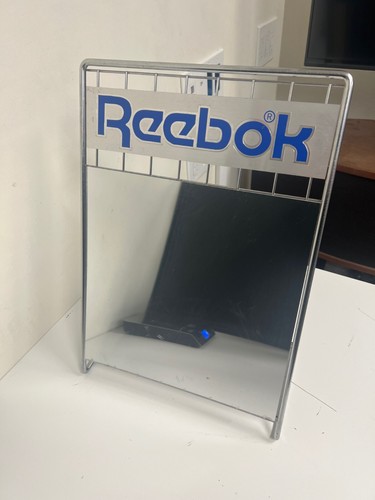 Vintage Authentic Dealer 1990s REEBOK Sneaker Shoe Store Mirror