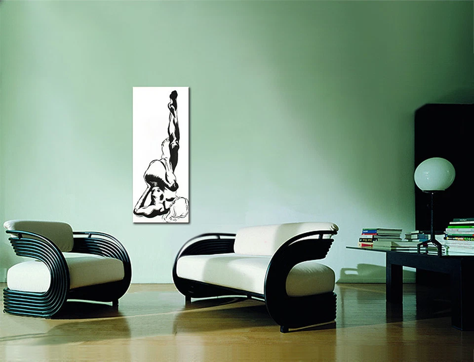 NOVAARTE Acryl Bild Gemälde Frau Akt Abstrakte Malerei XXL Kunst Modern ORIGINAL - Bild 3 von 4