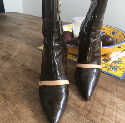 Vintage Louis Vuitton Patent Leather Boot