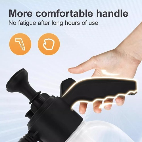 2L Car Wash Pump Foam Sprayer Hand Held Wash Spray Bottle Snow Foam Detailing UK - Picture 7 of 17
