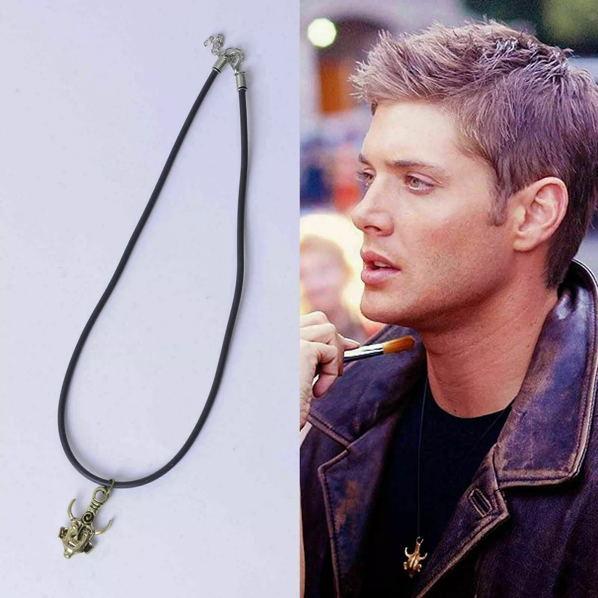 Supernatural Jensen Ackles Dean Winchester Protection Amulet