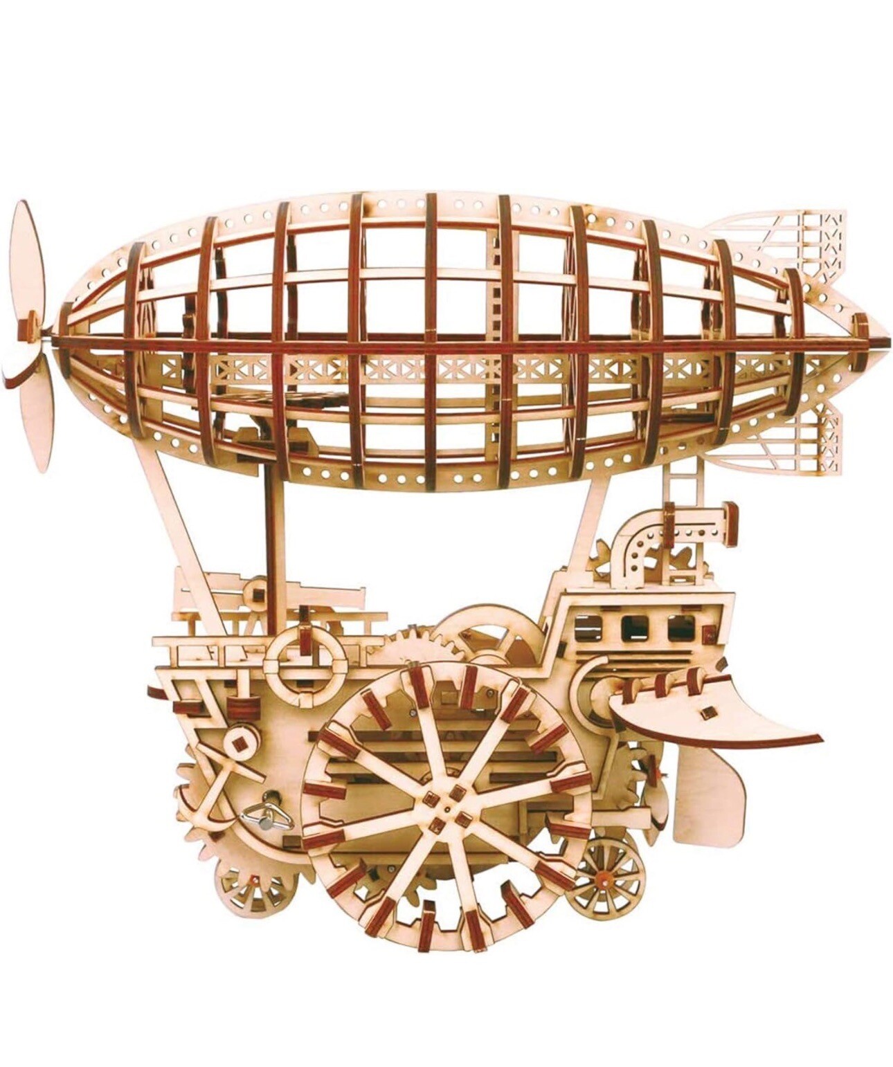 ROKR 3D Laser Cut Puzzles With Gear - Mechanical Model Construction Kits - Air V