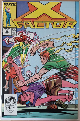 X-Factor #20 Marvel mit Beutel und Bord
