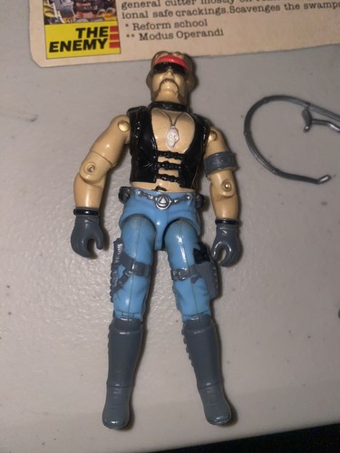 GIJOE 1985 DREADNOK TORCH 100% Complete with Filecard G I GI JOE - Picture 4 of 12