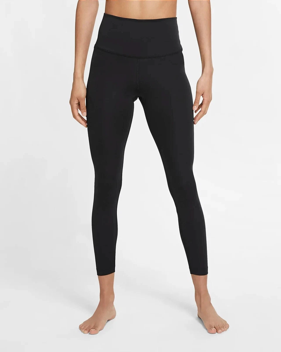 Nike Yoga Dri-FIT High-Waisted 7/8 Leggings Black CU5293-010