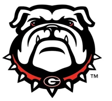 University of Georgia Bulldogs sticker logo NCAA weatherproof bumper vinyl