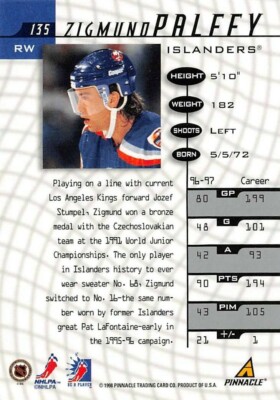 1997-98 Be A Player #135 Zigmund Palffy | eBay