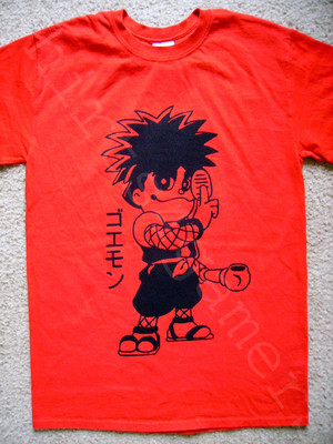 Mystical Ninja T SHIRT (manga great adventure anime legend ganbare
