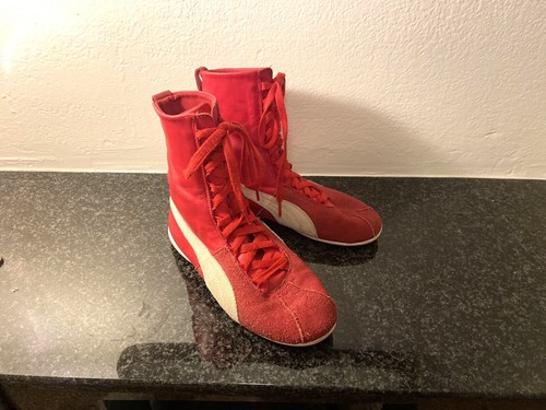 Red Fenty x Puma Eskiva Hi Sneaker Size 7 | eBay