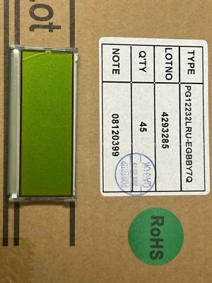 Powertip PG12232LRU-EGBB LCD 122x32 Pixel ohne Stecker - Bild 1 von 3